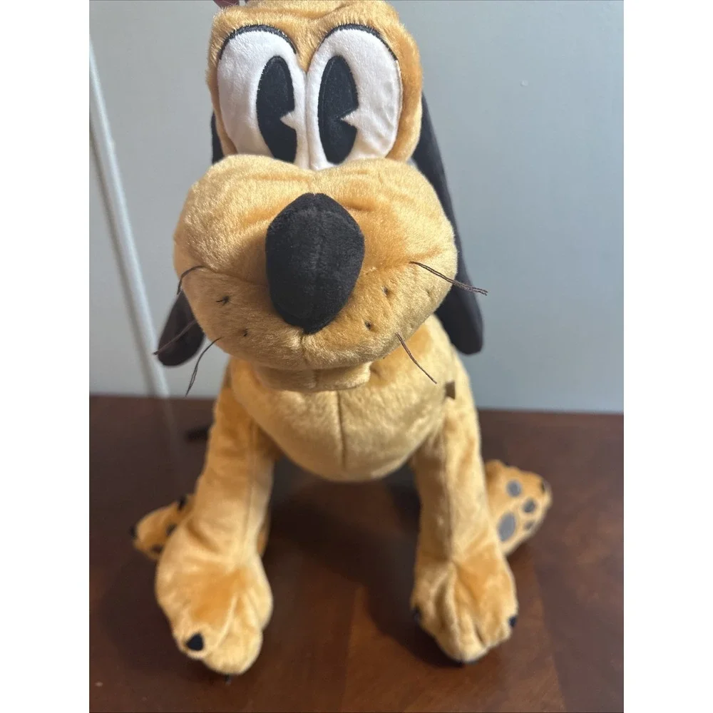 Folkmanis Walt Disney Mickey &‎ Friends Pluto Dog Hand Puppet Plush Stuffed RARE